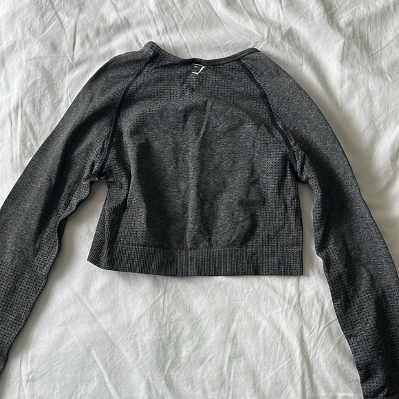 Gymshark Vital Seamless Grey Long Sleeve - Picture 2 of 2
